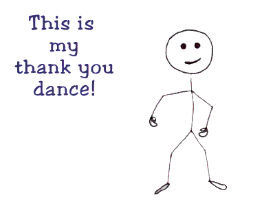 Thank you dance animation